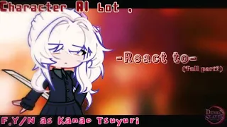 [WIP] C.ai bot react to f!y/n as Kanao Tsuyuri // Full part? // gcrv // kny