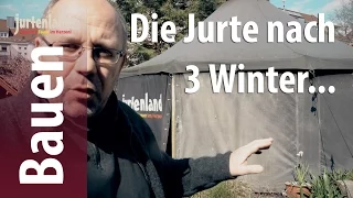 Die Jurte nach dem dritten Winter - Jurtenland