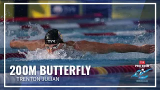 Trenton Julian With Strong Win in Men's 200M Butterfly | 2023 TYR Pro Swim Mission Viejo