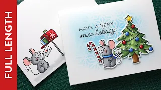 🔴 LIVE REPLAY - Holiday Card Series 2021 - Day 14 - Copic Card & Envelope