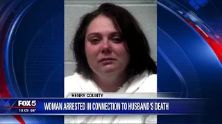 Henry County woman arrested in connection to husband's death