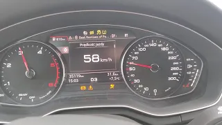 Audi A4 B9 2.0TDI 150KM Acceleration 0-100 km/h