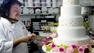 Forsen making Nani's Birthday Cake