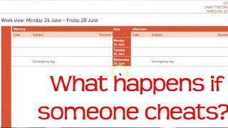 What happens if someone cheats in an exam | Extra Exam date 26th June 2019