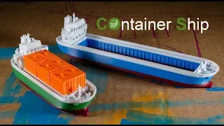 COS - a 3d printed Container Ship