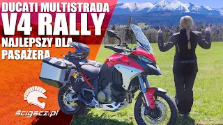 Ducati Multistrada V4 Rally. Najlepszy motocykl dla pasażera. Test nowego adventure na rok 2023