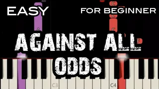 AGAINST ALL ODDS ( LYRICS ) - PHIL COLLINS | SLOW & EASY PIANO