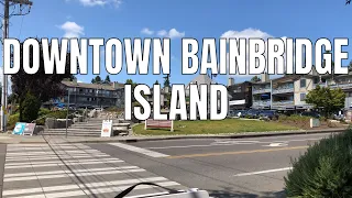 Winslow, Downtown Bainbridge Island, Washington | 4k 60fps | Virtual Walking Tour | City