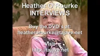 Heather O'Rourke/Zafrius message to FANS