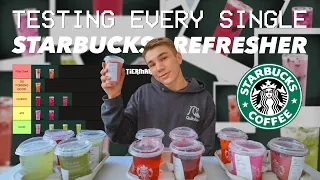 I Tried Every Single Starbucks Refresher Beverage... and Ranked Them!