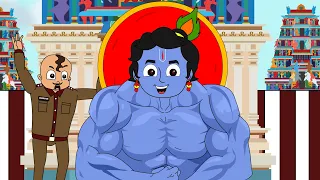 The Lord Krishna Transformed To Hulk By Hulk Milk Powder Ft Inspector Singham In English