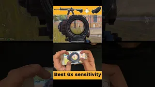 🔥6X Zero Recoil sensitivity | 6x no Recoil Spray | 6x Zero Recoil Sensitivity with Gyroscope