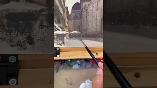 Plein Air Painting the Duomo while Traveling in Florence, Italy