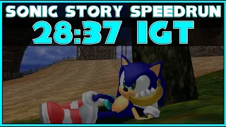 SADX - Sonic's Story in 28:37 IGT (27:20 RTA) (OLD WR)