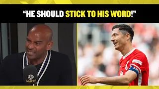 “I don’t feel sorry for Lewandowski AT ALL!” 😳 Trevor Sinclair has no sympathy for Bayern's striker👀