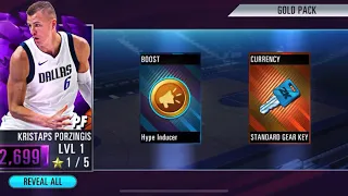 Nba 2k mobile h2h pack opening 3 gold packs,2 super packs