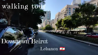Downtown Beirut , Lebanon walking tour 🇱🇧 - 4K