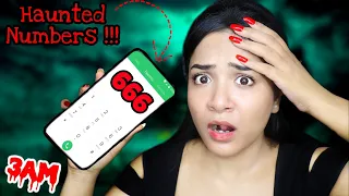 Calling *HAUNTED* Numbers You Should Never Call at 3 AM Challenge | Nil & Situ Vlogs