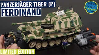 FERDINAND - Panzerjäger Tiger P - LIMITED EDITION w/ BAD Tracks - COBI 2581 (Speed Build Review)