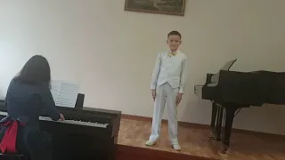 Чернышов Леон, 10 лет. Неап.н.п. "Щегленок" в обр. В. Мельо