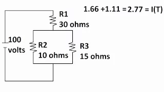 Series - Parallel Circuits: How to Find Voltages of Resistors and Currents of Resistors