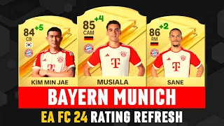 FIFA 24 | BAYERN MUNICH PLAYER RATINGS | EA FC 24! 😱🔥 ft. Musiala, Sane, Kim Min Jae...