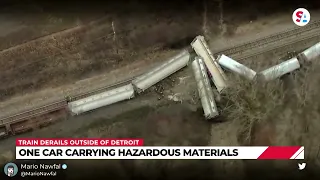 Breaking: Train with hazardous materials derails outside Detroit