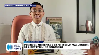 Posisyon ng Senado sa ‘Chacha,’ masusubok sa liderato ni SP Escudero