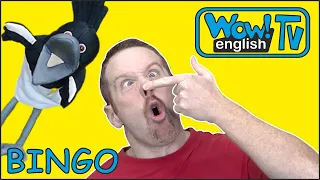 Bingo Dog Song and Story for Kids | Animals with Steve and Maggie | Learn Wow English TV