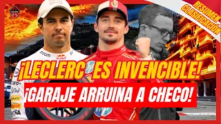 ¡Leclerc fuerza error de Max y consigue la Pole! ¡Garaje de Checo no evoluciona con el !