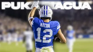 Puka Nacua BYU WR Highlights || Head Tap Specialist