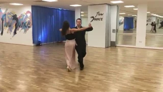 How to dance Natural Spin Turn, Chasse Ending in Quickstep - Novice