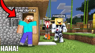 HEROBRINE TROLL na KOLEGACH w PALIONOWIE !