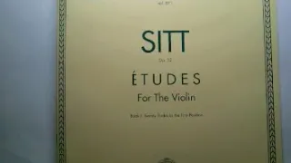 Hans Sitt Violin Etude #6 op. 32