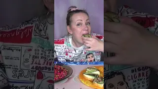 #мукбанг #mukbang #еда бутерброды со шпротами