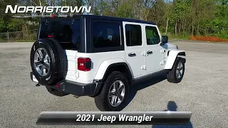 Certified 2021 Jeep Wrangler Unlimited Sahara, Norristown, PA JN149A