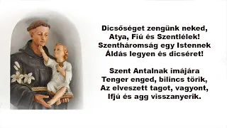 Szent Antal kilenced. 3 - délelőtt. Élő közvetítés 10,30- tól. Április 30- 2024