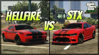 Which is Faster? | Gauntlet Hellfire VS Buffalo STX Drag Race GTA 5 Online