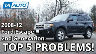 Top 5 Problems Ford Escape SUV 2008-2012 2nd Generation