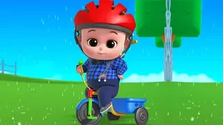 Позволяет ездить на велосипеде | Дошкольные Рифмы Для Детей | Lets Ride A Bicycle | Preschool Rhymes