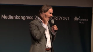 Richard David Precht beim Deutschen Medienkongress