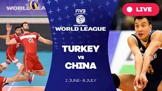 Turkey v China - Group 2: 2017 FIVB Volleyball World League
