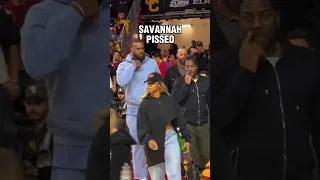 Lebron & Savannah James Support Bronny At Game