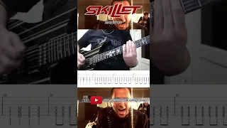 Skillet - Monster (Guitar Cover + TABS) #Shorts