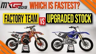 Factory vs Fully Upgraded Bikes - Which are faster? | MXGP 2019 Game