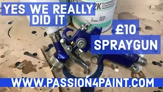 £10 AMAZON Budget Smart Repair Spraygun REVIEW - YES WE REALLY DID IT