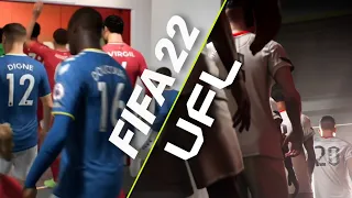 UFL VS FIFA22 | Player Faces, Graphics Comparisons ,Gameplay, and more!!