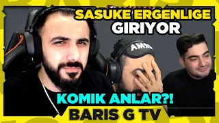 Barış G SASUKE AMA ERGENLİĞE GİRİYOR VİDEOSUNU İZLİYOR!!