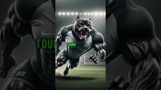 What if dog were the football players | Dog football | Dog AI Video #doglovers #dogvideo