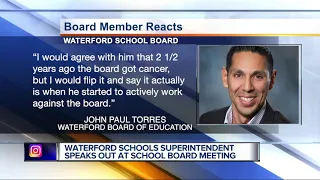 Waterford Superintendent: 'I'm leaving because of the Board of Education'